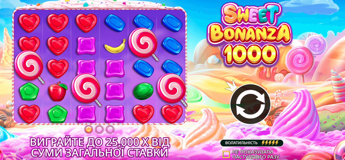 Як грати в безкоштовну версію Sweet Bonanza 1000